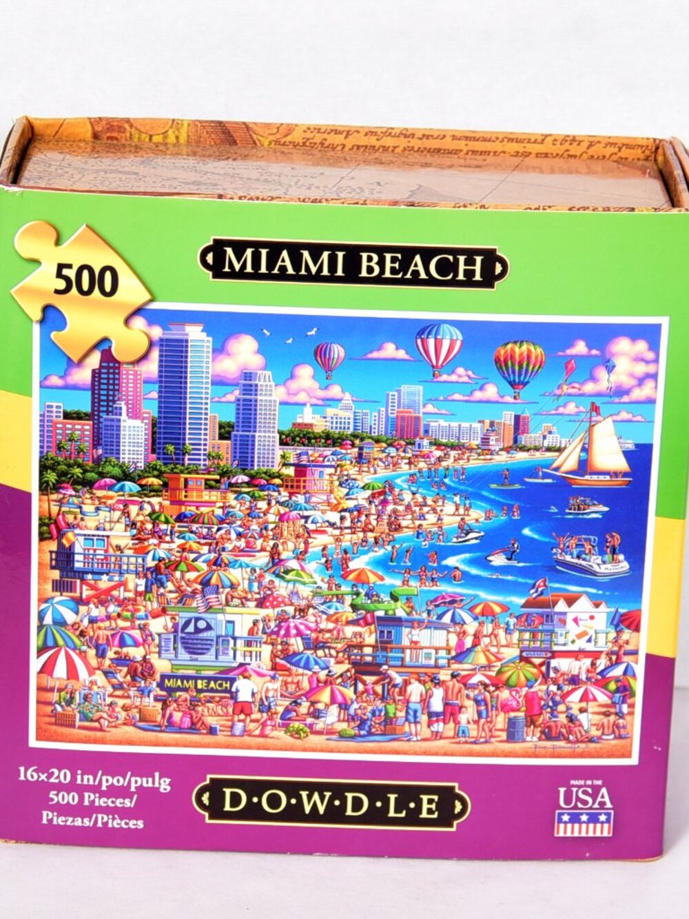 Dowdle Miami Beach Florida Jigsaw Puzzle 500 Pieces 16 x 20 - Made in USA